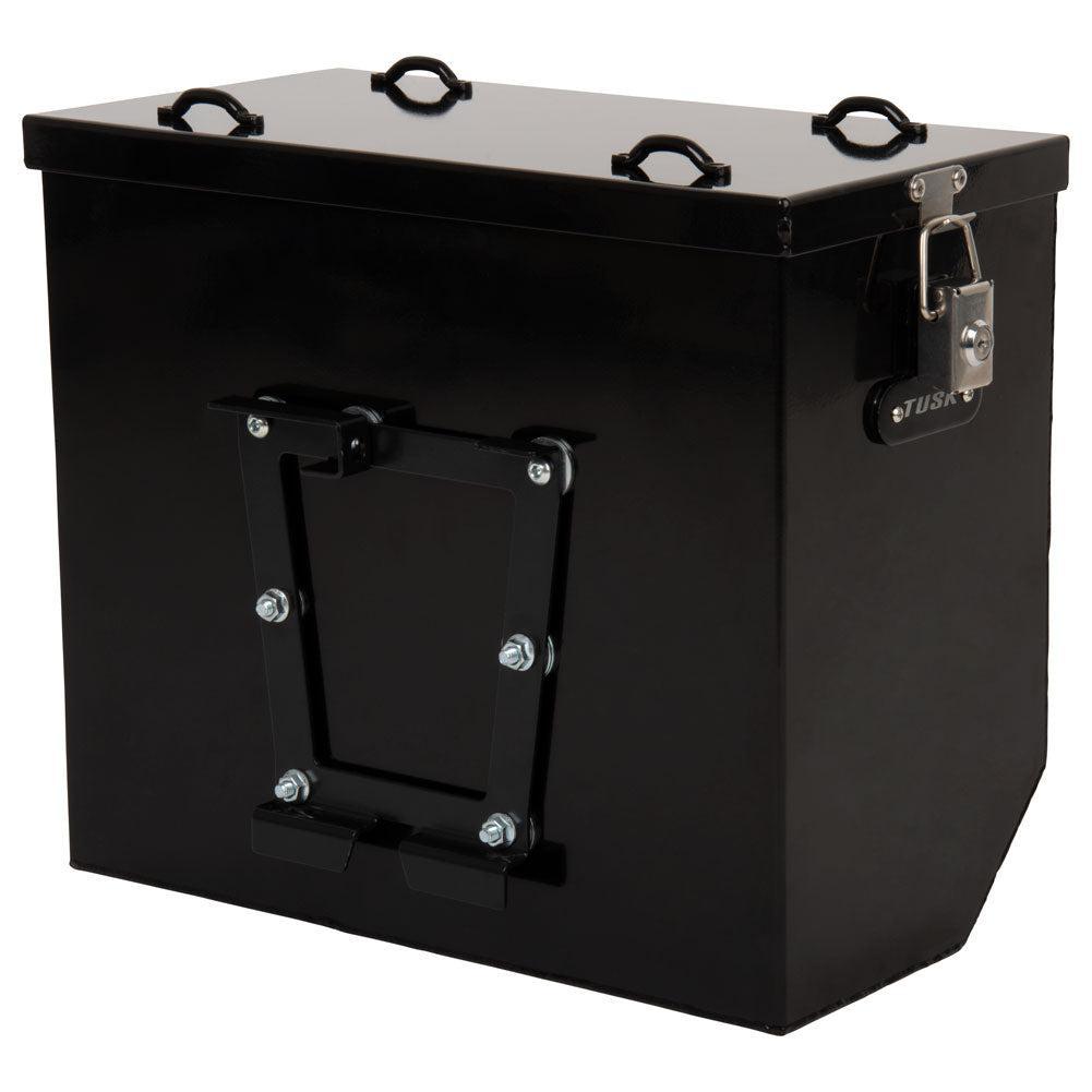 Tusk UTV Quick Release Cargo System - Cage Mounted Medium Box Left &amp; Right Pair Black-storage bag-TUSK-Black Market UTV