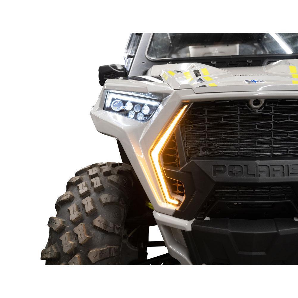 Tusk LED Front Accent Lights with Turn Signals-Lighting Kit-Tusk-Black Market UTV