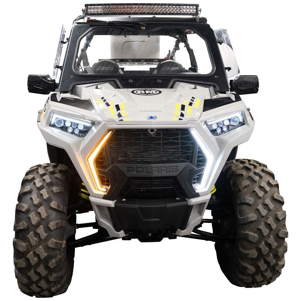 Tusk LED Front Accent Lights with Turn Signals-Lighting Kit-Tusk-Black Market UTV