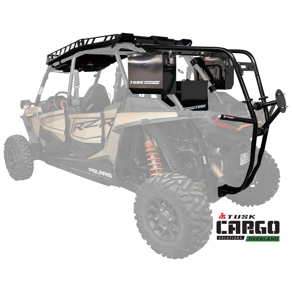 Tusk Overland Cargo Kit - 2021 POLARIS RZR XP 4 Turbo EPS-Cargo Kit-Tusk-Black Market UTV