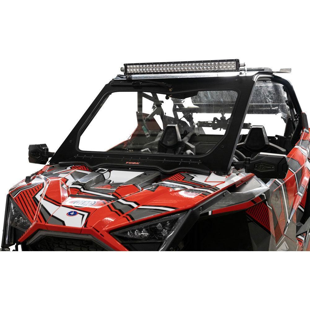 Tusk UTV Full Glass Windshield With Vent and 12" Windshield Wiper-Windshield-Tusk-With Vent and 12" Windshield Wiper-Black Market UTV