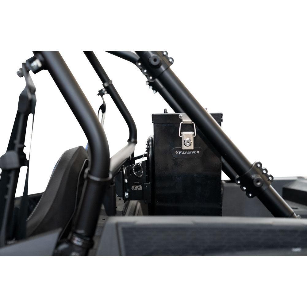 Tusk UTV Quick Release Cargo System- Bed Mounted-Cargo Kit-TUSK-Black-Large Box-Black Market UTV