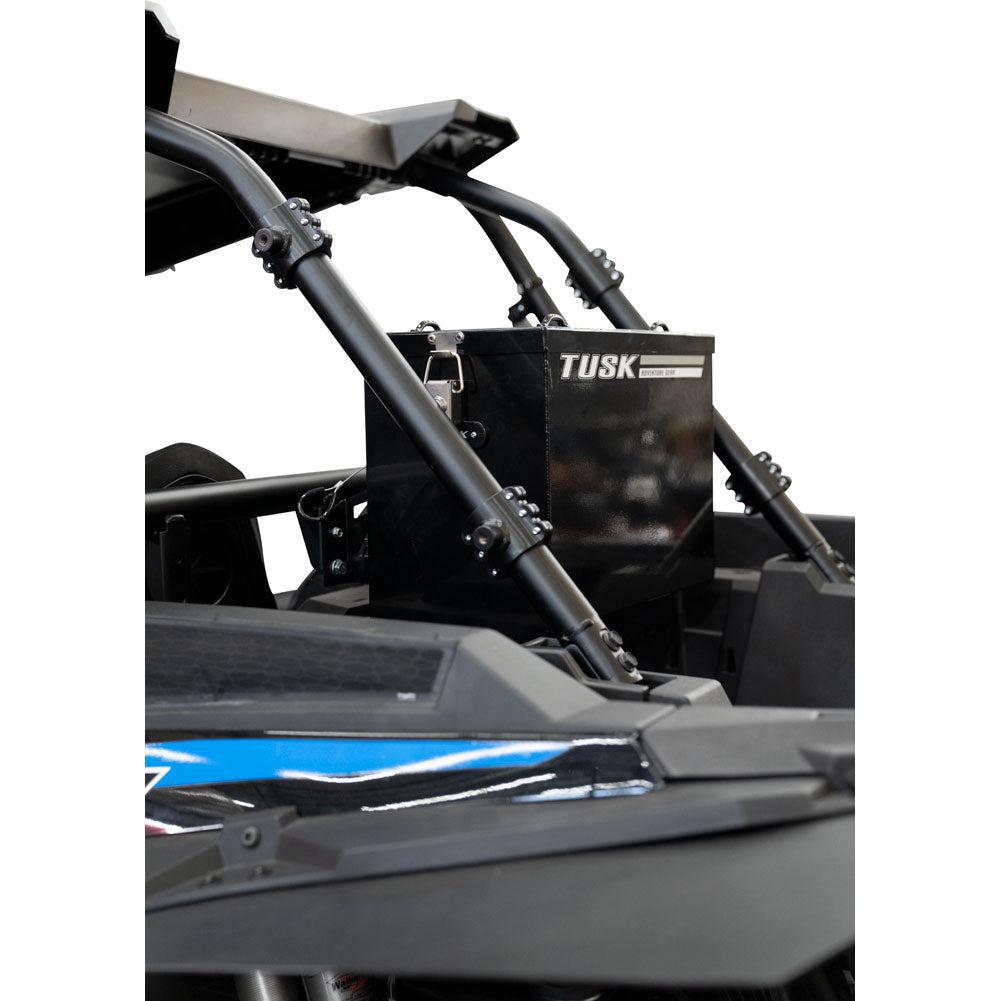 Tusk UTV Quick Release Cargo System- Bed Mounted-Cargo Kit-TUSK-Black-Large Box-Black Market UTV