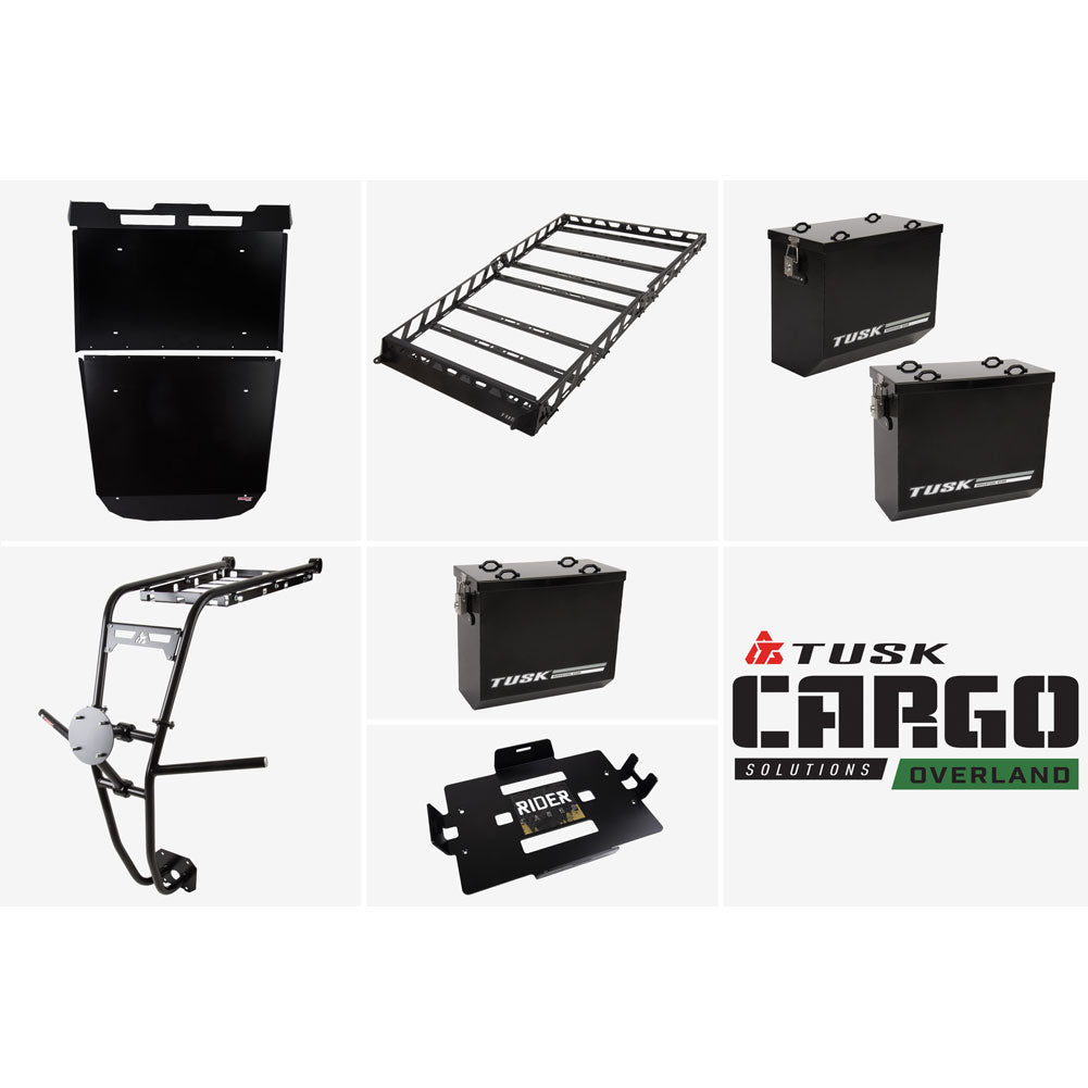 Tusk Overland Cargo Kit - 2021 POLARIS RZR XP 4 Turbo EPS-Cargo Kit-Tusk-Black Market UTV