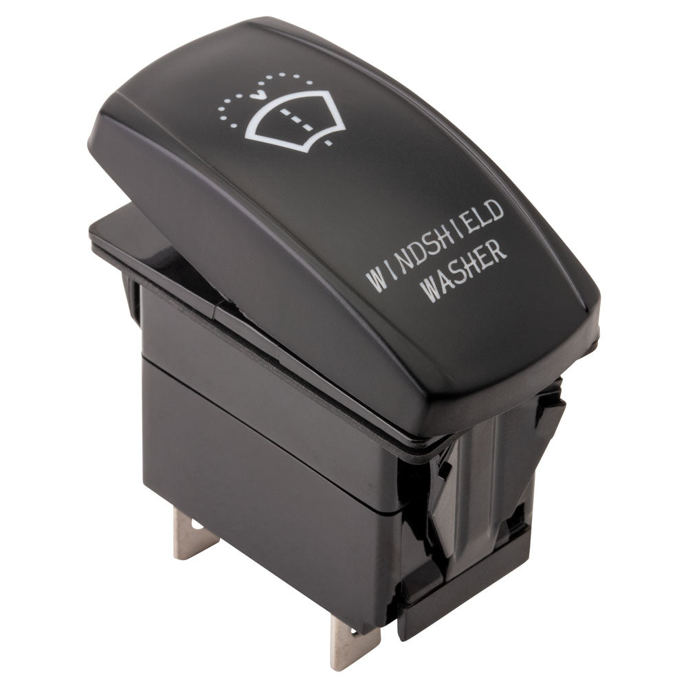 Windshield Washer Replacement-Switch-Tusk-Rocker Switch-Black Market UTV