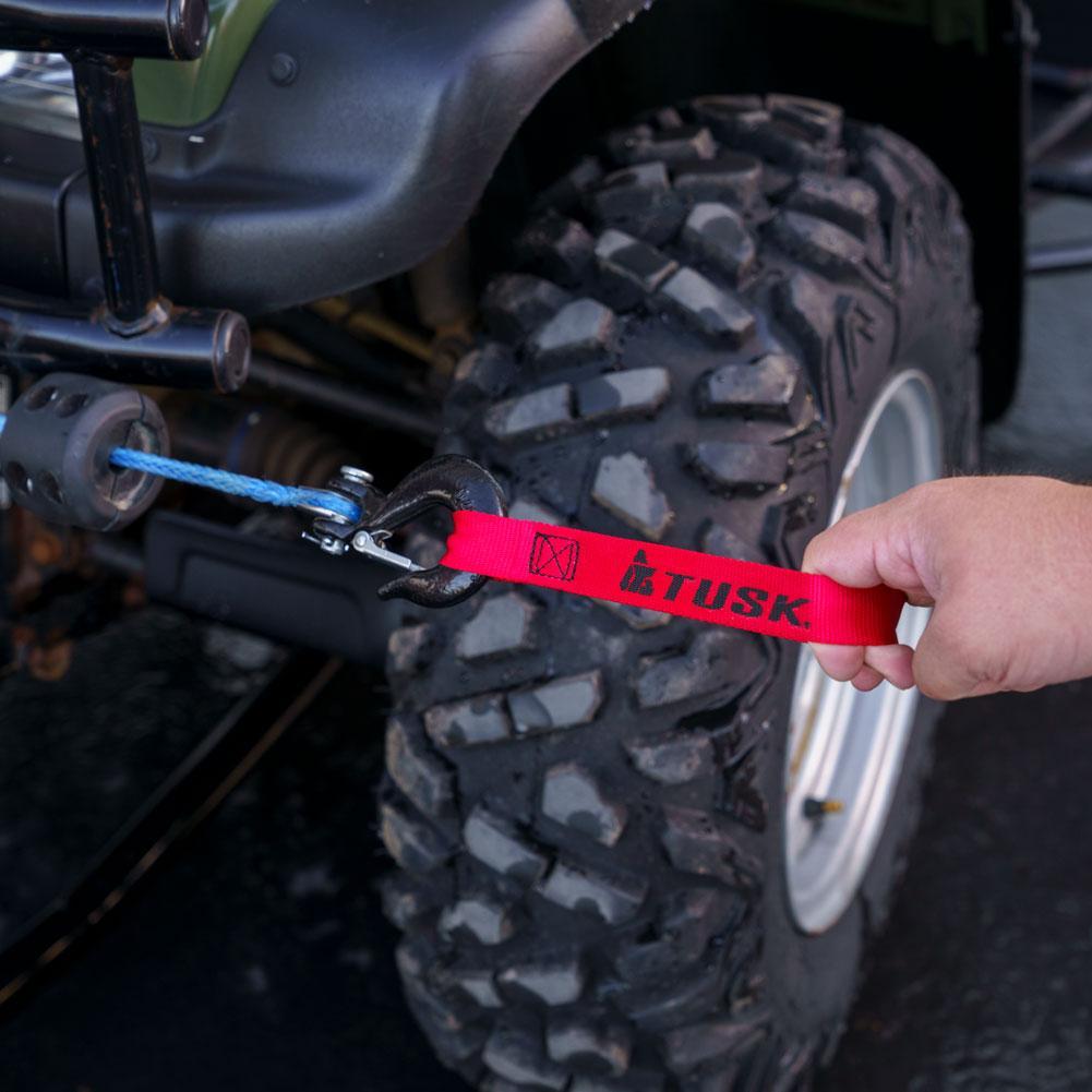 Tusk Winch Hook Pull Strap-Winch Hook Pull Strap-Tusk-Black Market UTV