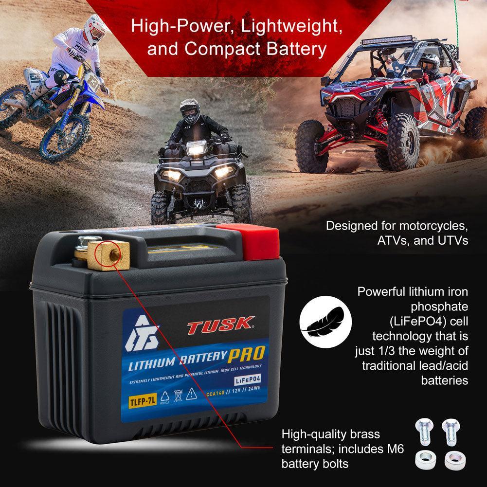 Tusk Lithium Pro Battery TK1230-LN1-Battery-Tusk-Black Market UTV