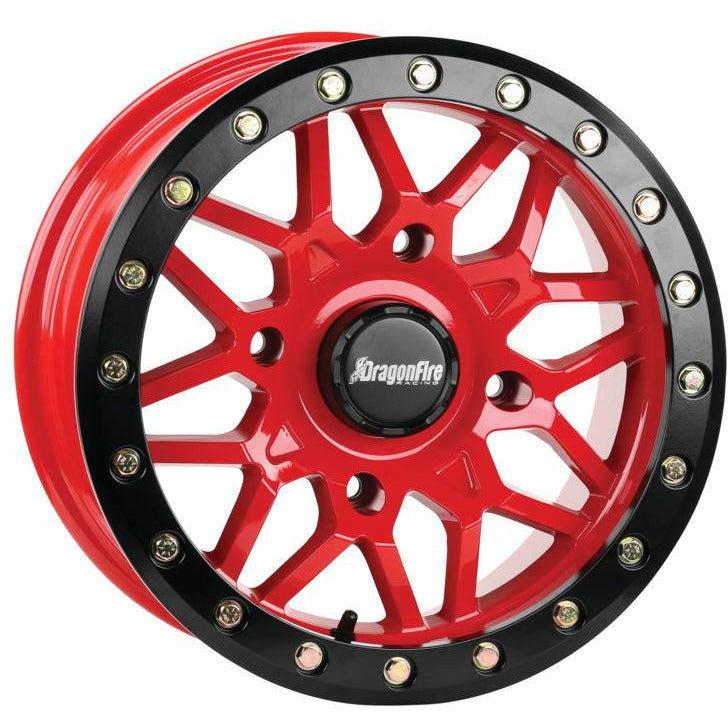 TYPHON WHEEL (RED)-Wheels-Dragonfire Racing-14x7 (10mm)-4x137-Black Market UTV
