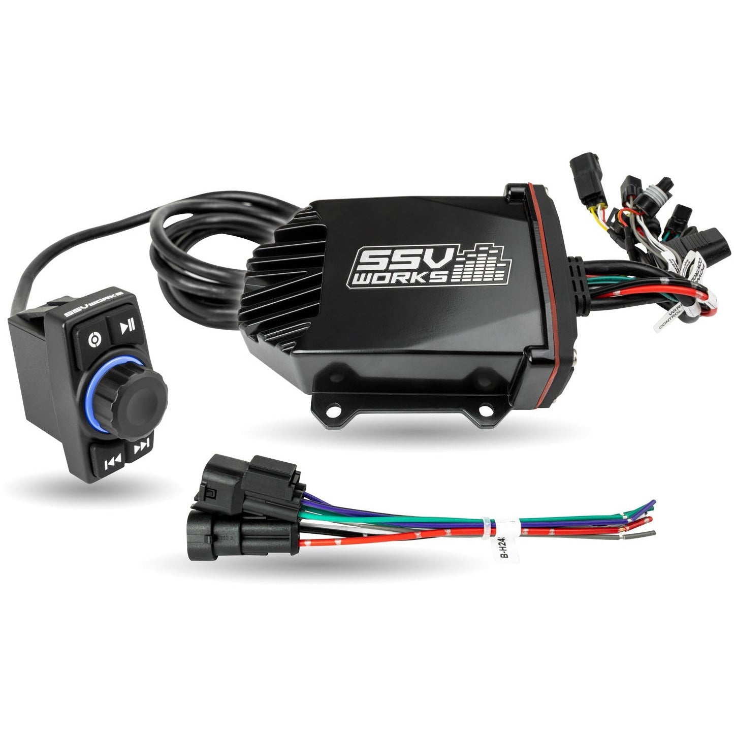 Universal Bluetooth Rocker-Switch Audio-System with 200-Watt Amplifier