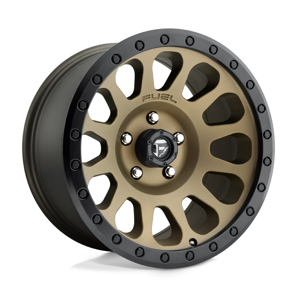 FUEL WHEEL VECTOR (MATTE BRONZE BLACK BEAD RING)-Wheels-Fuel Wheels-17" diameter - 17X8.5 07mm offset - 6X139.7 bolt pattern-Black Market UTV