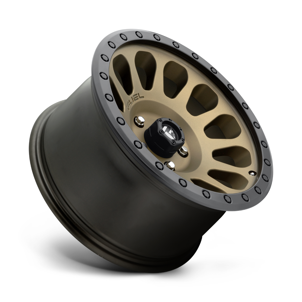 FUEL WHEEL VECTOR (MATTE BRONZE BLACK BEAD RING)-Wheels-Fuel Wheels-17" diameter - 17X8.5 07mm offset - 6X139.7 bolt pattern-Black Market UTV