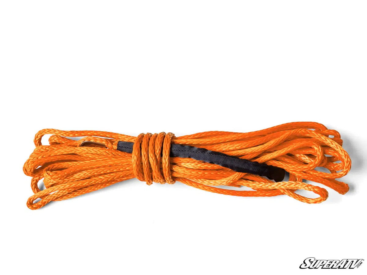 SYNTHETIC WINCH ROPE REPLACEMENT-Super ATV-3500 lbs.-orange-Black Market UTV