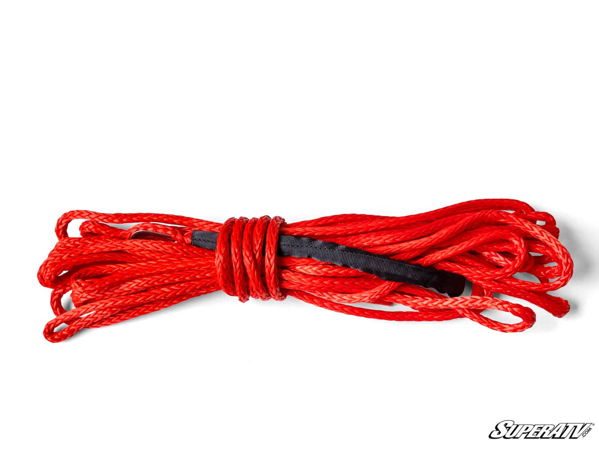 SYNTHETIC WINCH ROPE REPLACEMENT-Super ATV-3500 lbs.-red-Black Market UTV