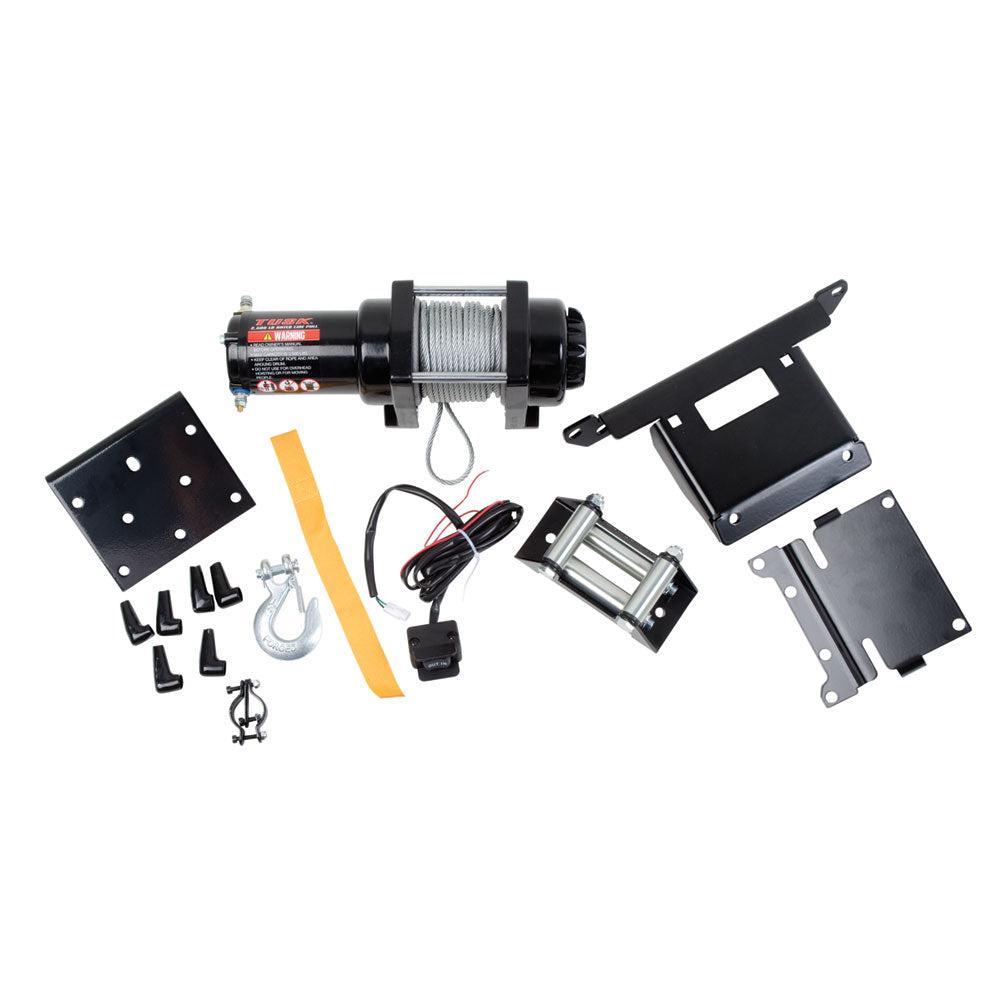 Tusk Winch with Wire Rope and Mount Plate 2500 lb.-WINCH KIT-Tusk-Black Market UTV