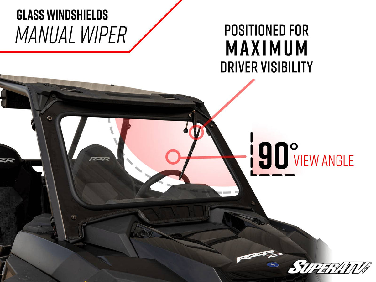 POLARIS RZR PRO XP GLASS WINDSHIELD-Windshield-Super ATV-Black Market UTV