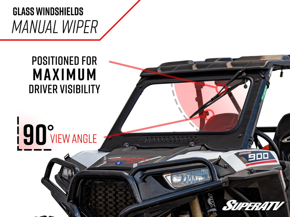 Polaris RZR XP Turbo Glass Windshield