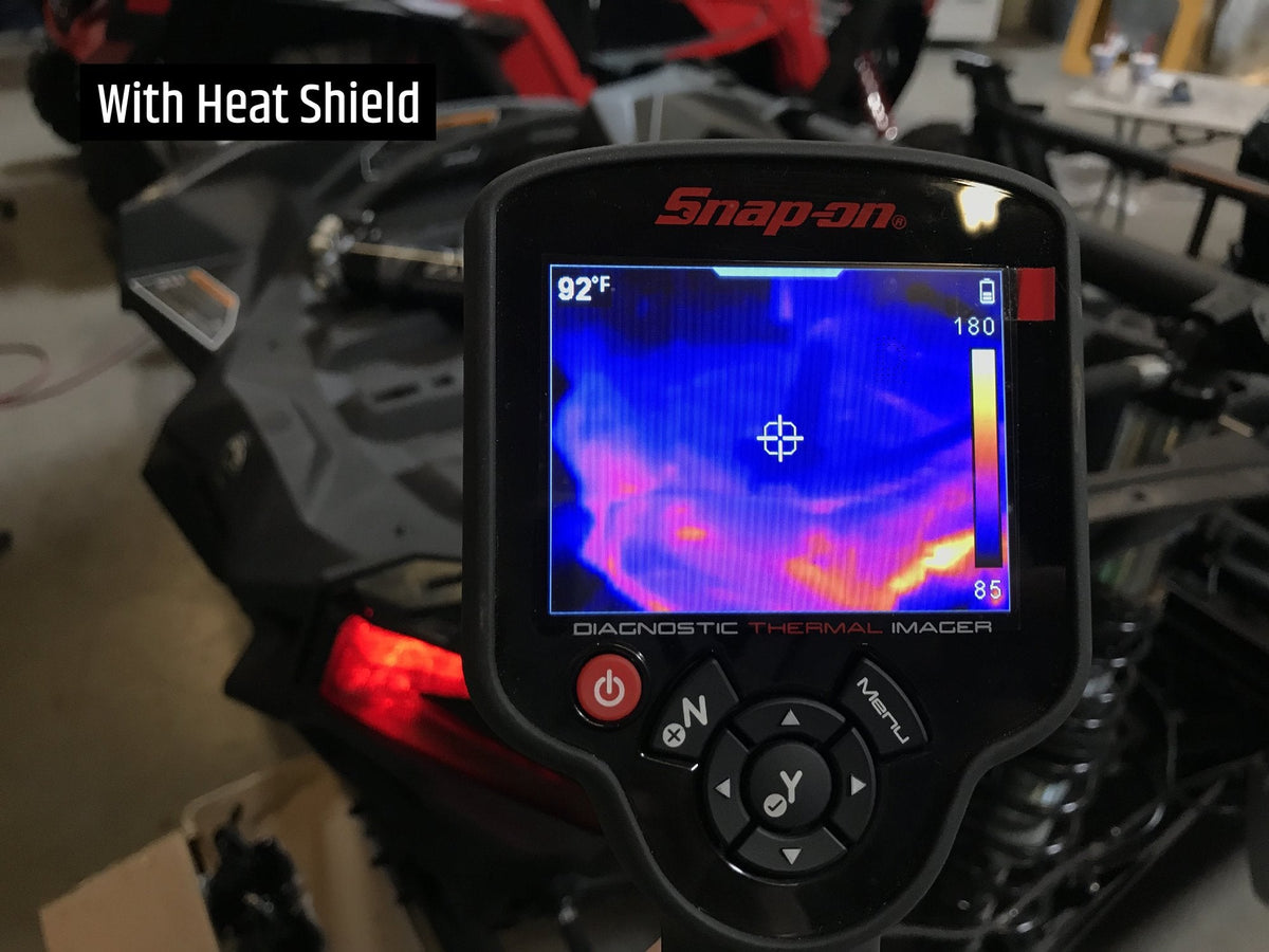 CAN AM X3 BED HEAT SHIELD-Geiser Performance-Black Market UTV