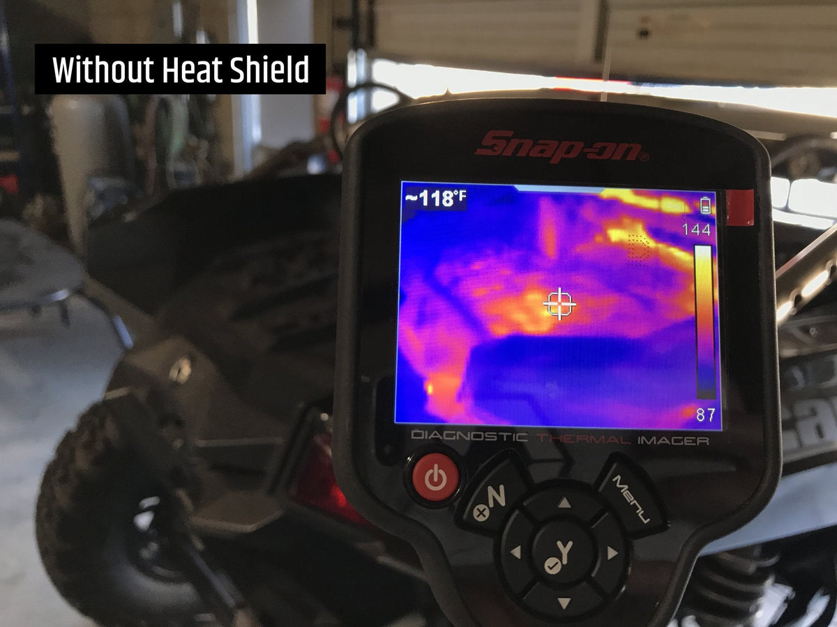 CAN AM X3 BED HEAT SHIELD-Geiser Performance-Black Market UTV