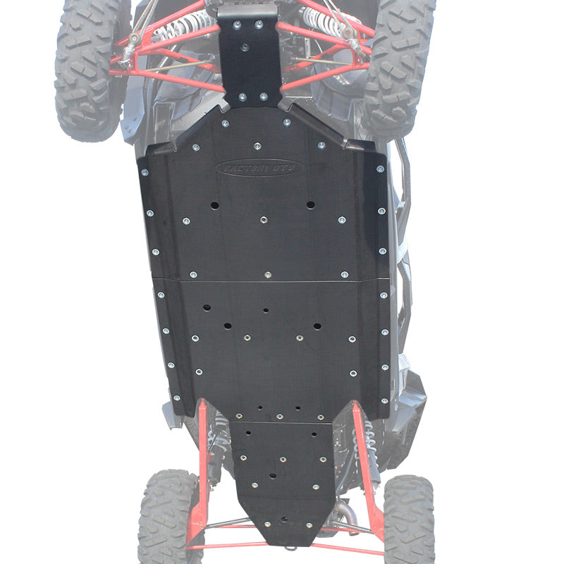 Polaris RZR XP 4 1000 UHMW Skid Plate-Skid Plates-Factory UTV-2014-2023-3/8"-No X-Brace-Black Market UTV