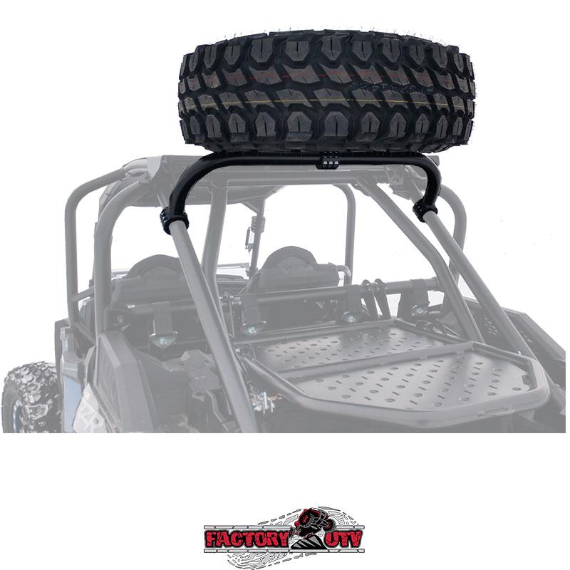 Polaris RZR XP Turbo S Above the Roof Spare Tire Mount-Spare Tire Mounts-Factory UTV-Black Market UTV
