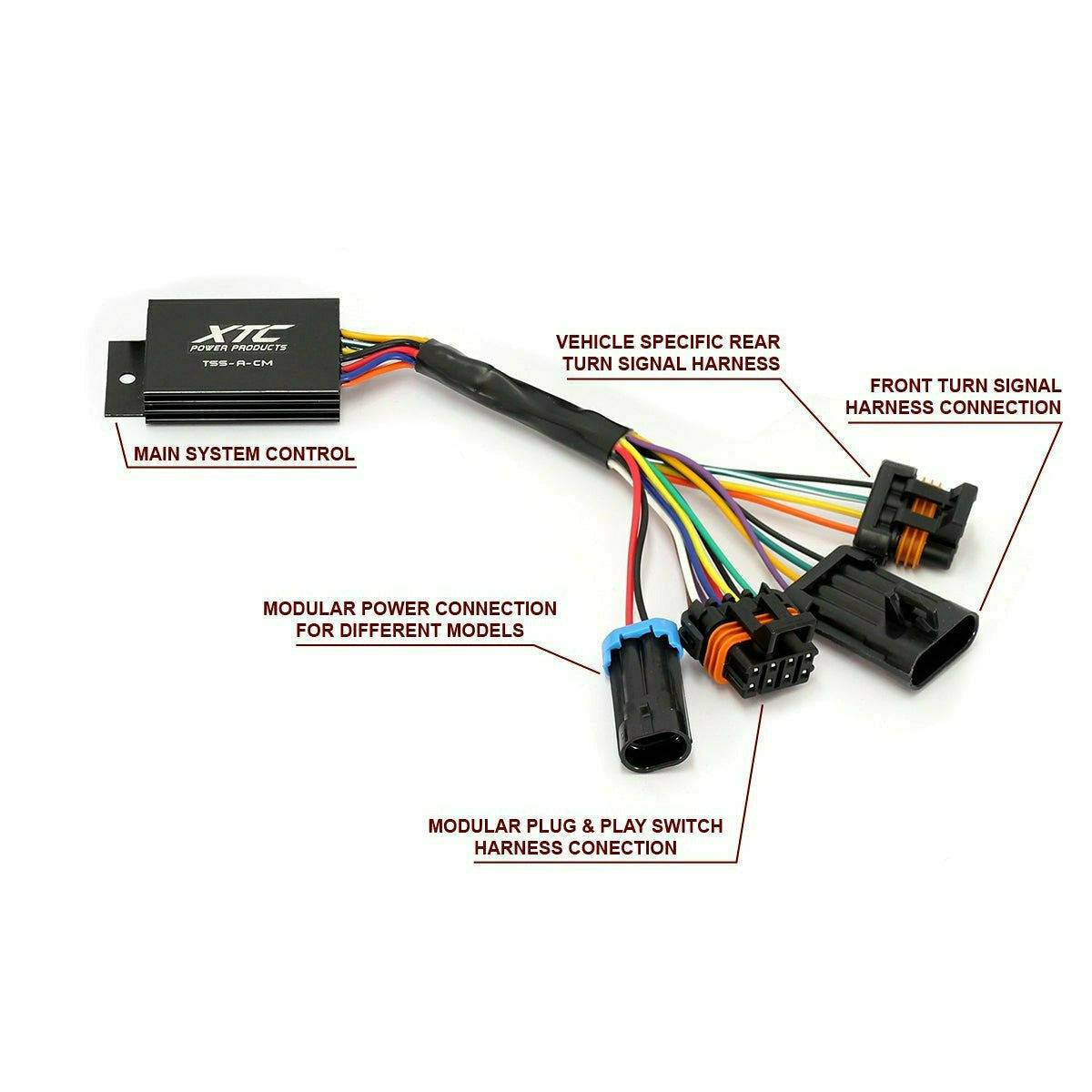 CAN AM X3 SELF CANCELING TURN SIGNAL SYSTEM WITH BILLET LEVER-Lighting Kit-XTC-Black Market UTV