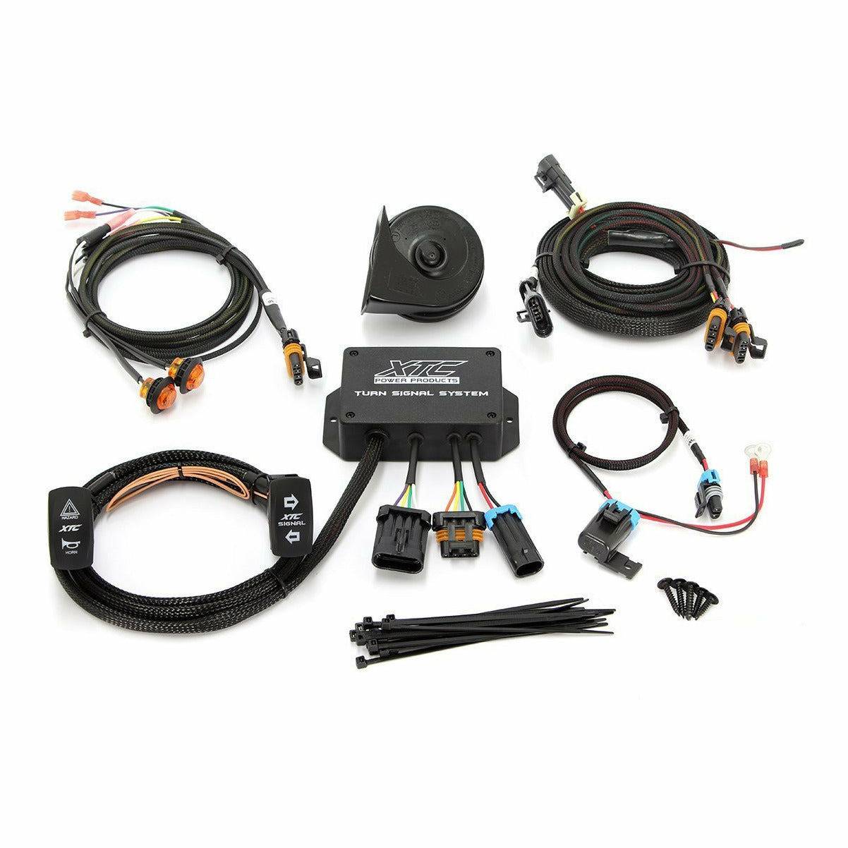 POLARIS RZR XP 1000 (2014) PLUG & PLAY TURN SIGNAL SYSTEM WITH HORN-Lights-XTC-Black Market UTV