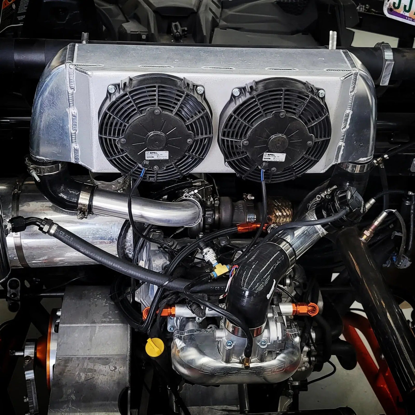 CAN-AM X3 REAR MOUNT INTERCOOLER-Larue-Black Market UTV