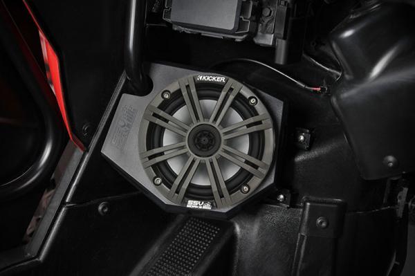 2014-2023 Polaris RZR Complete Kicker 5-Speaker Plug-&amp;-Play System for Ride Command-SSV Works / Kicker-Black Market UTV