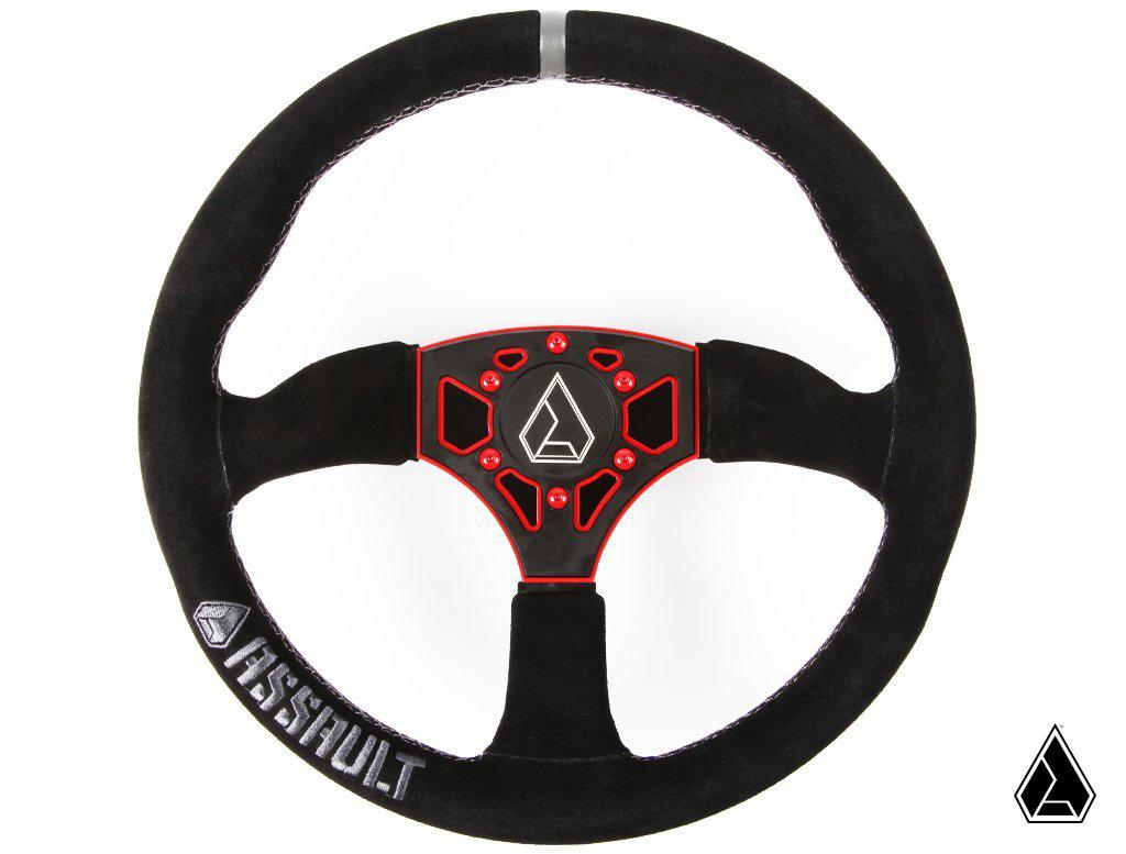 350R SUEDE UTV STEERING WHEEL