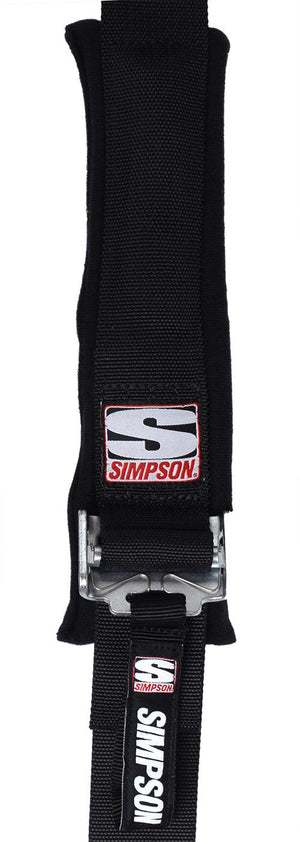 D3 Harness - 3"x3" - Standard Hardware-Seats & Harness-Simpson-Black-No Pads-Bolt-In-Black Market UTV