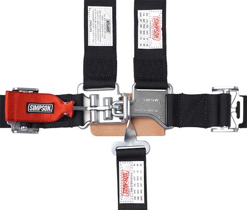 D3 Harness - 2"x2" - Standard Hardware-Seats & Harness-Simpson-Black-No Pads-Bolt-In-Black Market UTV
