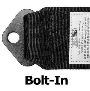 D3 Harness - 2"x2" - Black Hardware-Seats & Harness-Simpson-Black-No Pads-Bolt-In-Black Market UTV