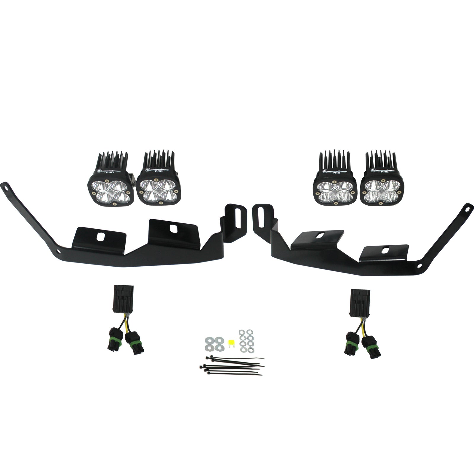Polaris Squadron Pro Headlight Kit - Polaris 2018-21 RZR RS1; 2014-21 RZR XP 1000; 2018-21 RZR XP Turbo-S