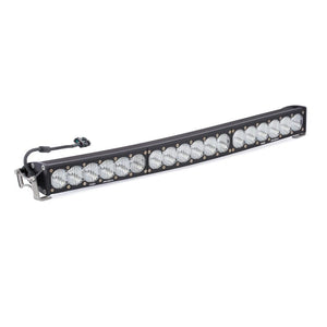 30" OnX6+ LED Light Bars-Light Bars-Baja Designs-Wide Driving-Amber-Arced-Black Market UTV
