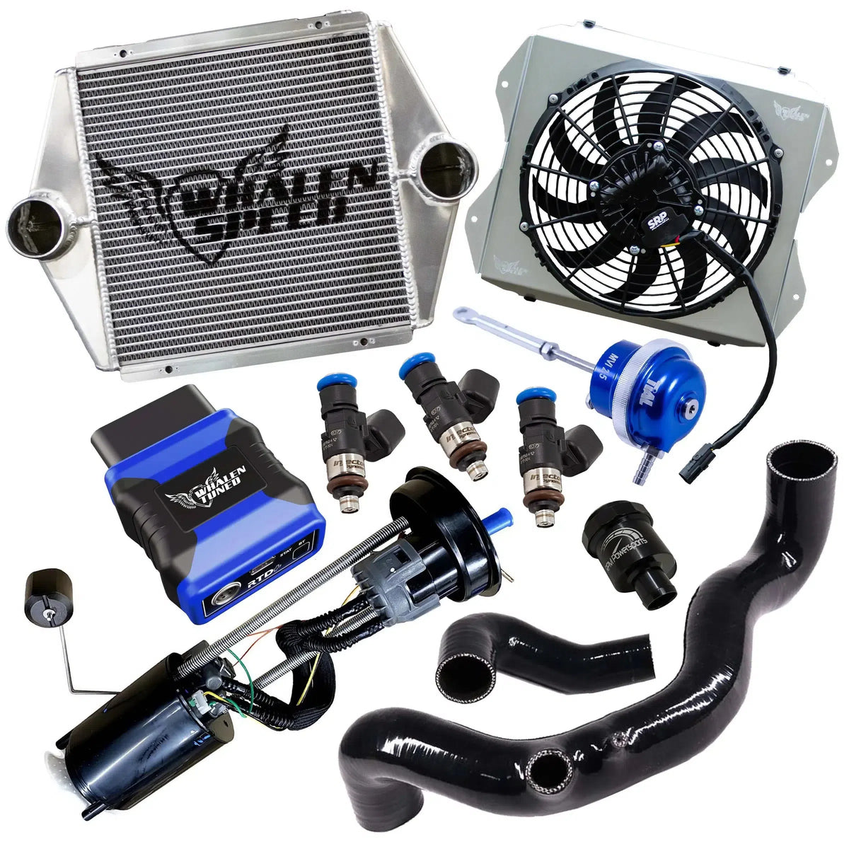 WSRD 2018-2022 120HP BIG INJECTOR UPGRADE (OG WS180-205) BASE PACKAGE (212-229HP)-Performance Package-WSRD-2018-2019-BRP OEM Intercooler-Whalen&#39;s Speed RTD-Black Market UTV
