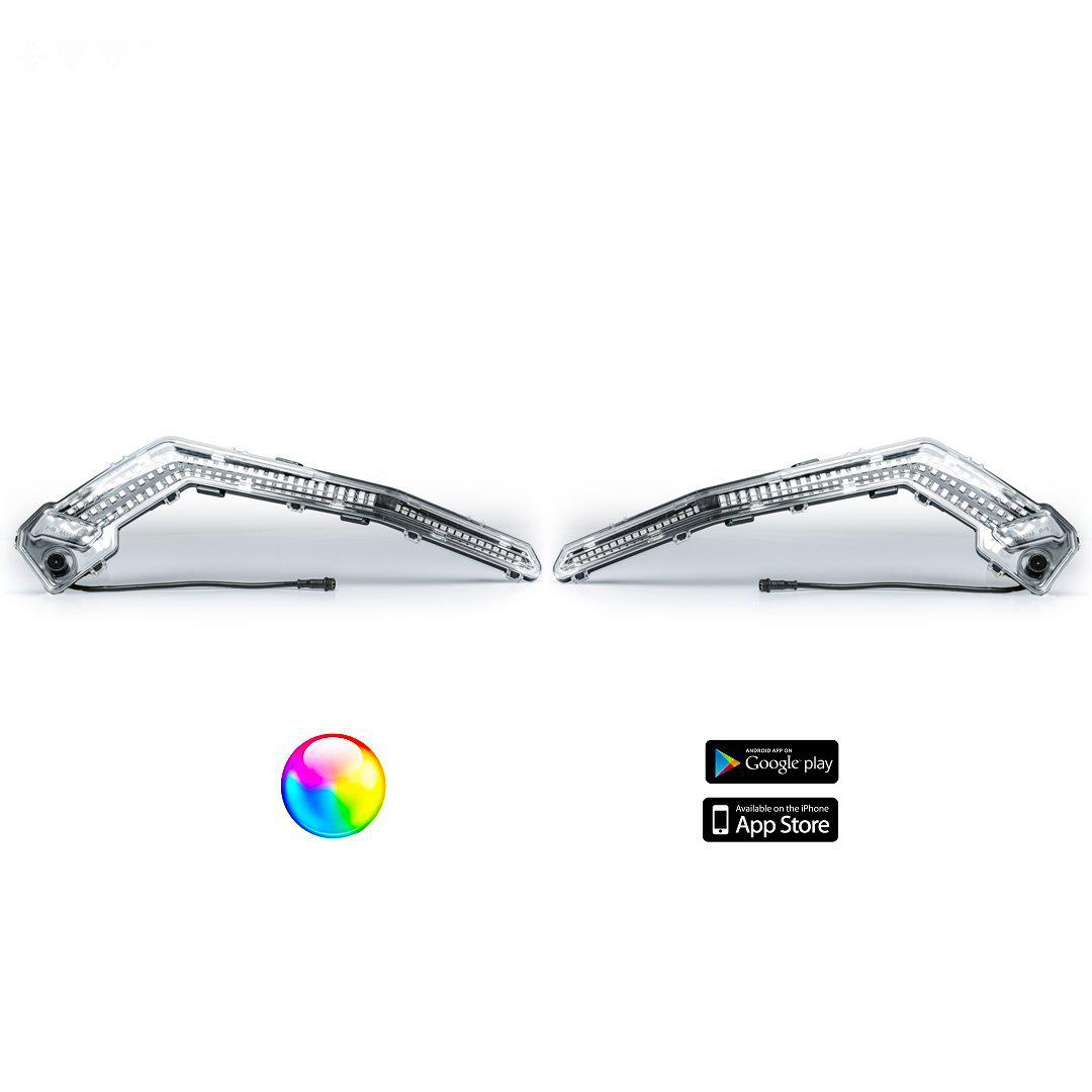 5150 WHIPS 187 STYLE CAN-AM EYEBROWS W/ CONTROL HARNESS-Lighting-5150-Black Market UTV