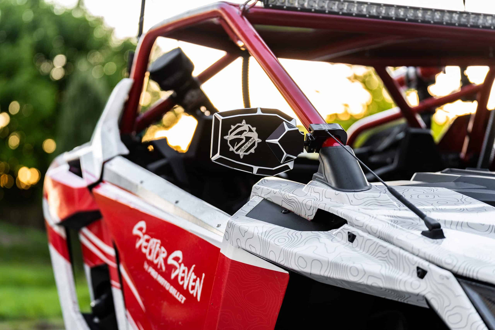 Sector Seven - NAVIGATOR SIDE MIRRORS WITH CLAMPS SETS