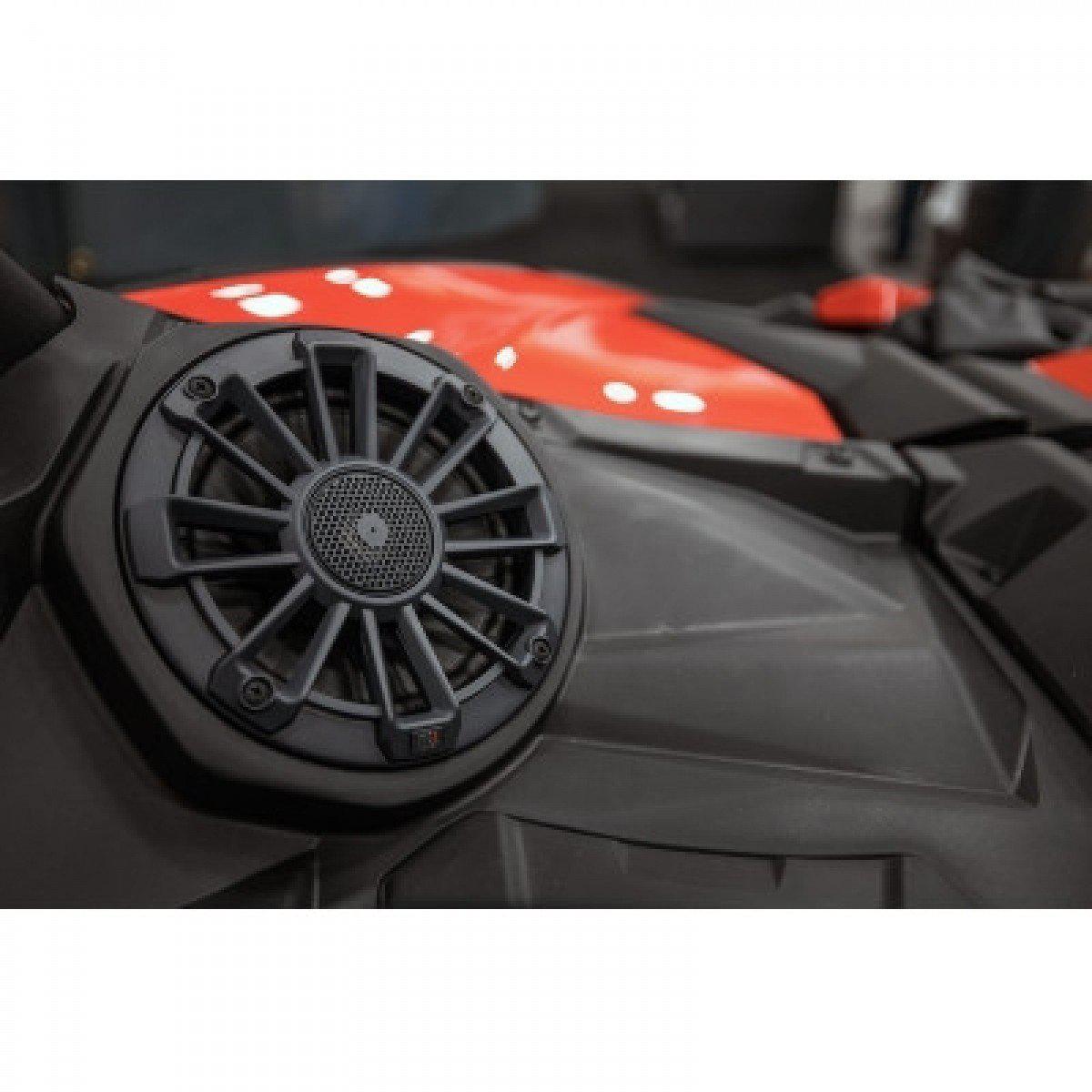 MB Quart - Can Am X3 Stage 5 Tuned Audio Package-Stereo-MB Quart-Black Market UTV