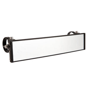 12" Panoramic Rearview Mirror w/ 0.5" Arms-Mirrors-Axia Alloys-Satin (raw Aluminum)-0.75"-Black Market UTV