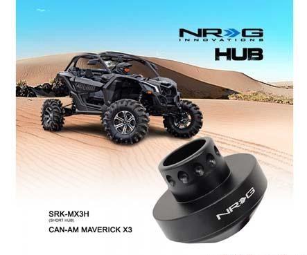 NRG Short Hub Adapter Can-Am Maverick X3 17-19-Steering Wheel Hub-NRG-Black Market UTV