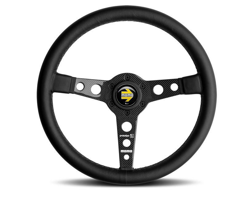 MOMO Prototipo 6C Carbon Fiber 350mm Steering Wheel-Steering Wheel-MOMO-Black Market UTV