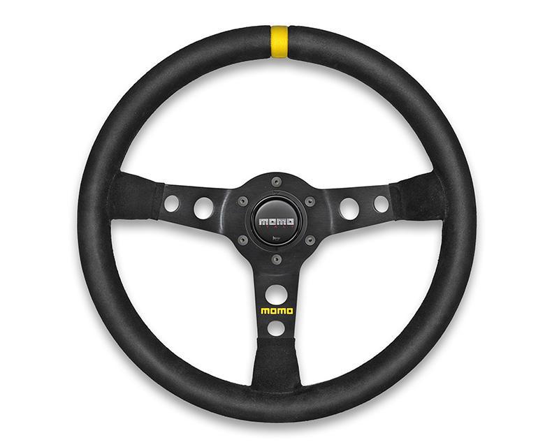 MOMO MOD.07 Steering Wheel-Steering Wheel-MOMO-Black Leather-Black Market UTV