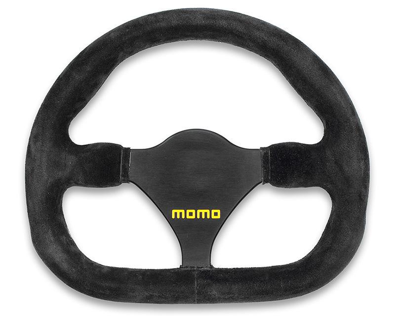 MOMO MOD.27 Black Suede Steering Wheel-Steering Wheel-MOMO-Black Market UTV