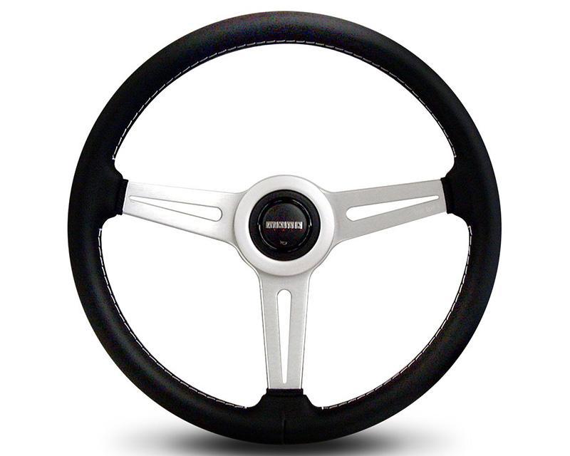 MOMO Retro Black Leather Steering Wheel