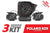 2014-2023 Polaris RZR SSV 3-Speaker Plug-&-Play System for Ride Command-SSV Works-Black Market UTV