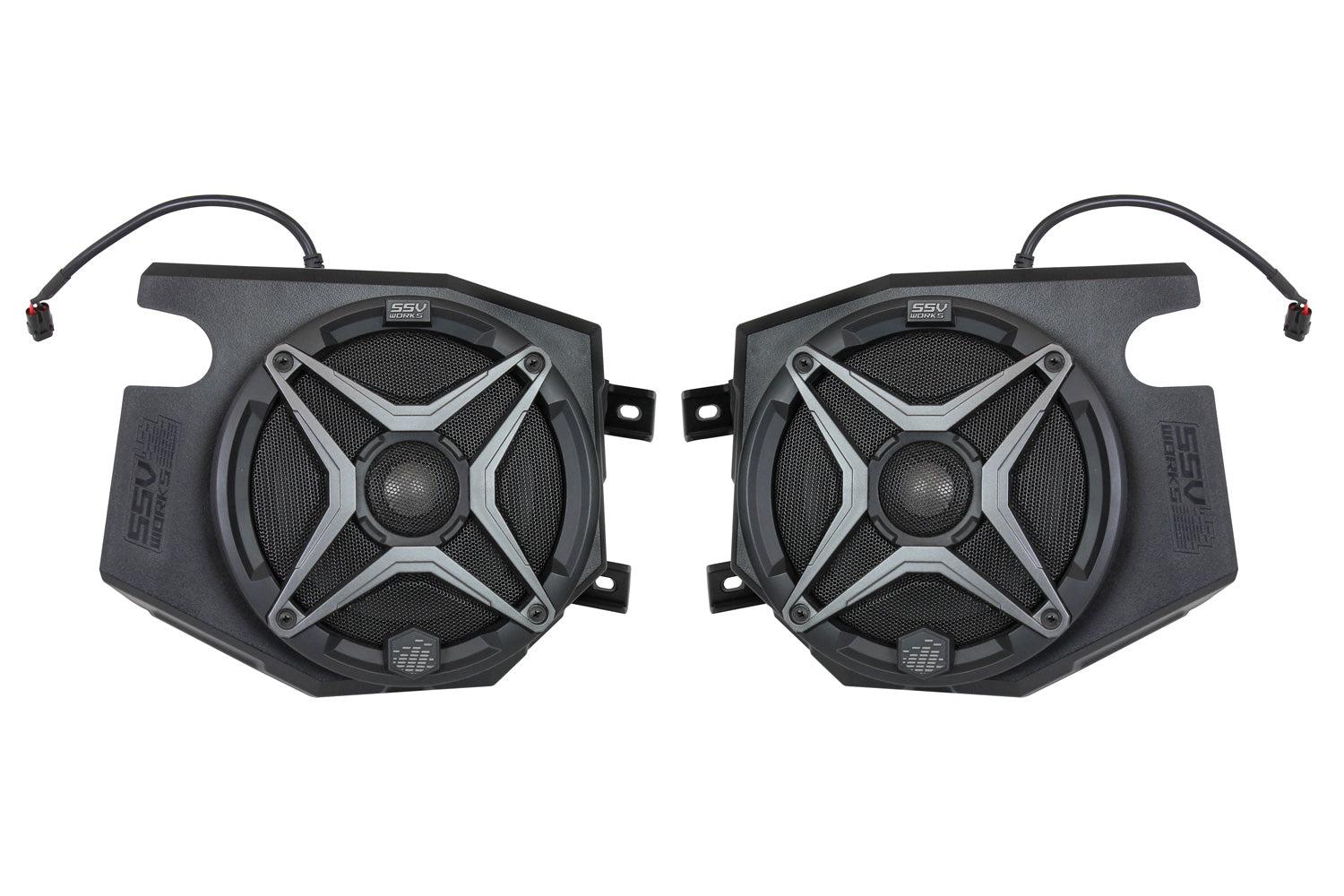 2014-2023 Polaris RZR Front Kick 6.5" Speaker Pods-SSV Works-SSV Works-Black Market UTV