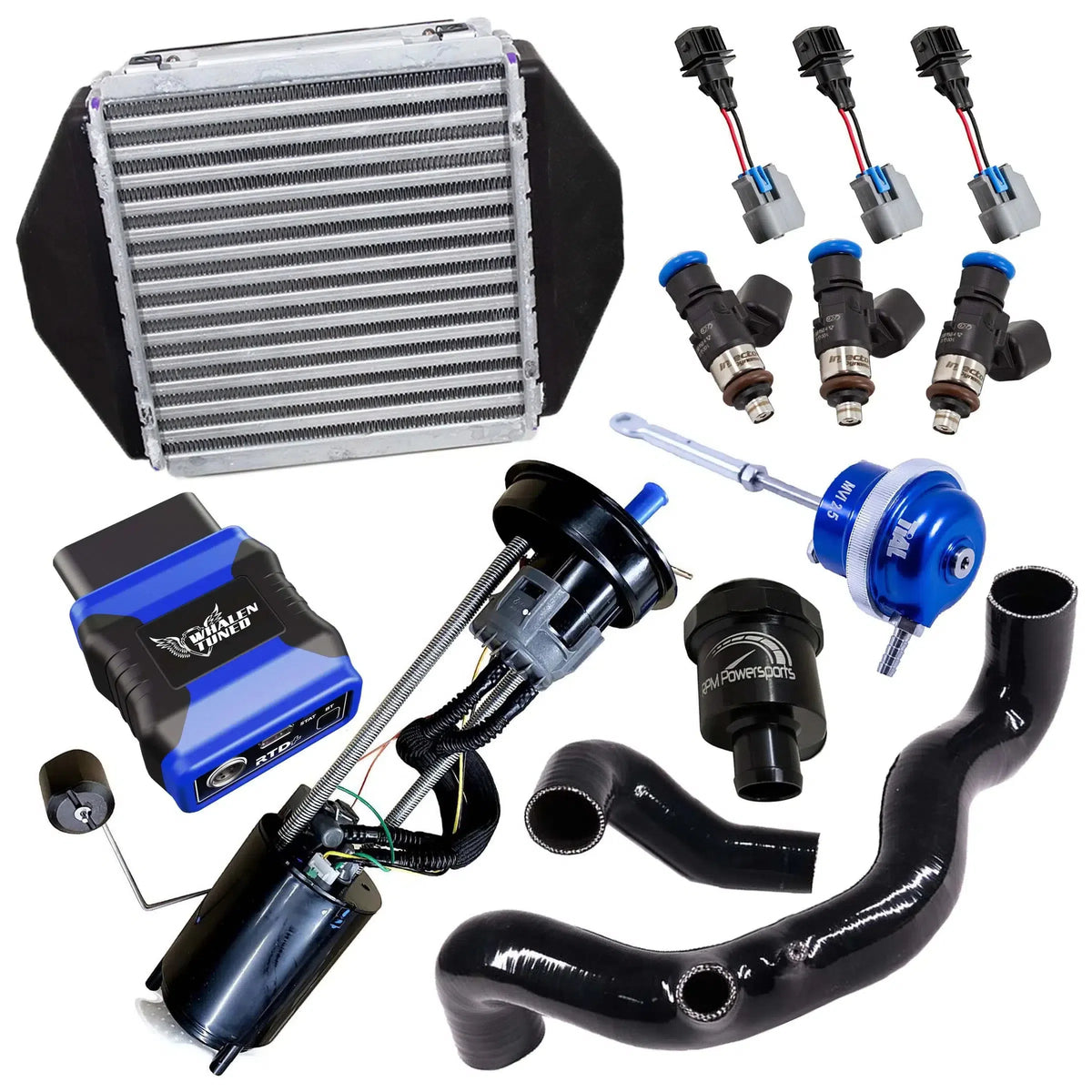 WSRD 2018-2022 120HP BIG INJECTOR UPGRADE (OG WS180-205) BASE PACKAGE (212-229HP)-Performance Package-WSRD-2018-2019-BRP OEM Intercooler-Whalen&#39;s Speed RTD-Black Market UTV
