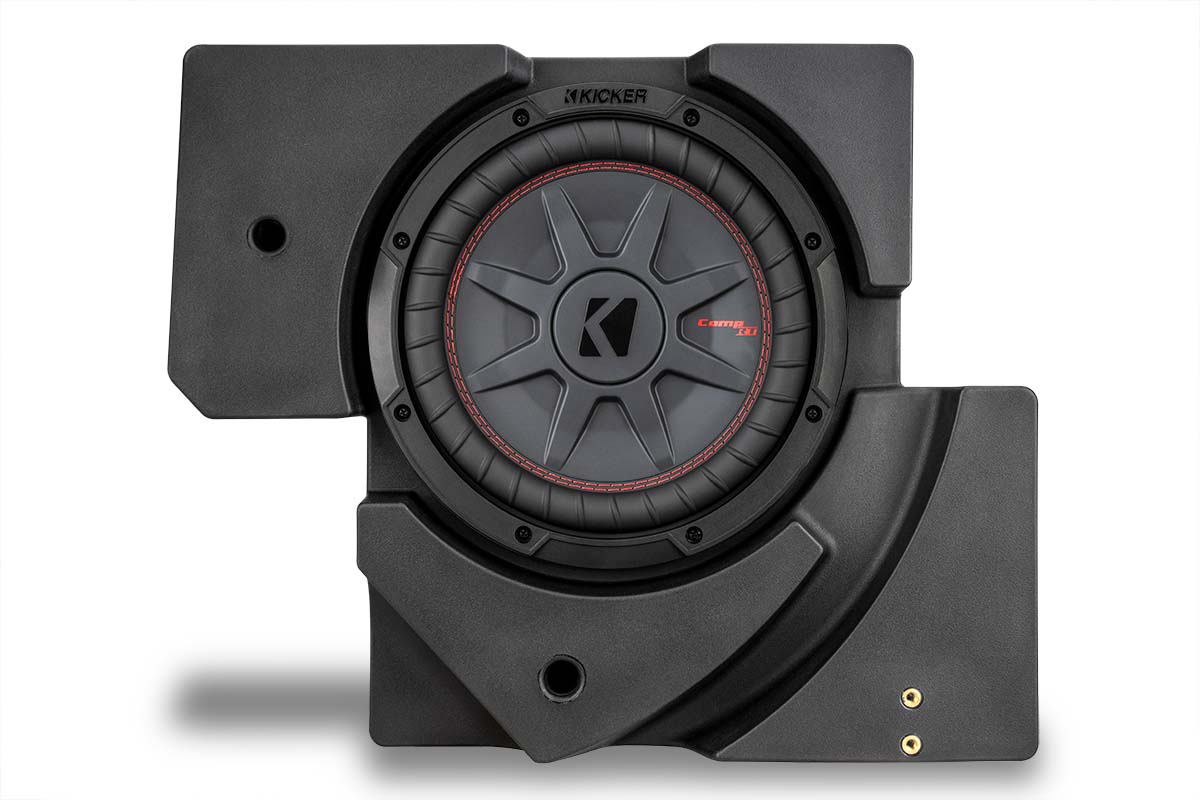 2017-2023 CanAm Maverick X3 Underseat Passenger 10in Subwoofer-SSV Works-Kicker-Black Market UTV