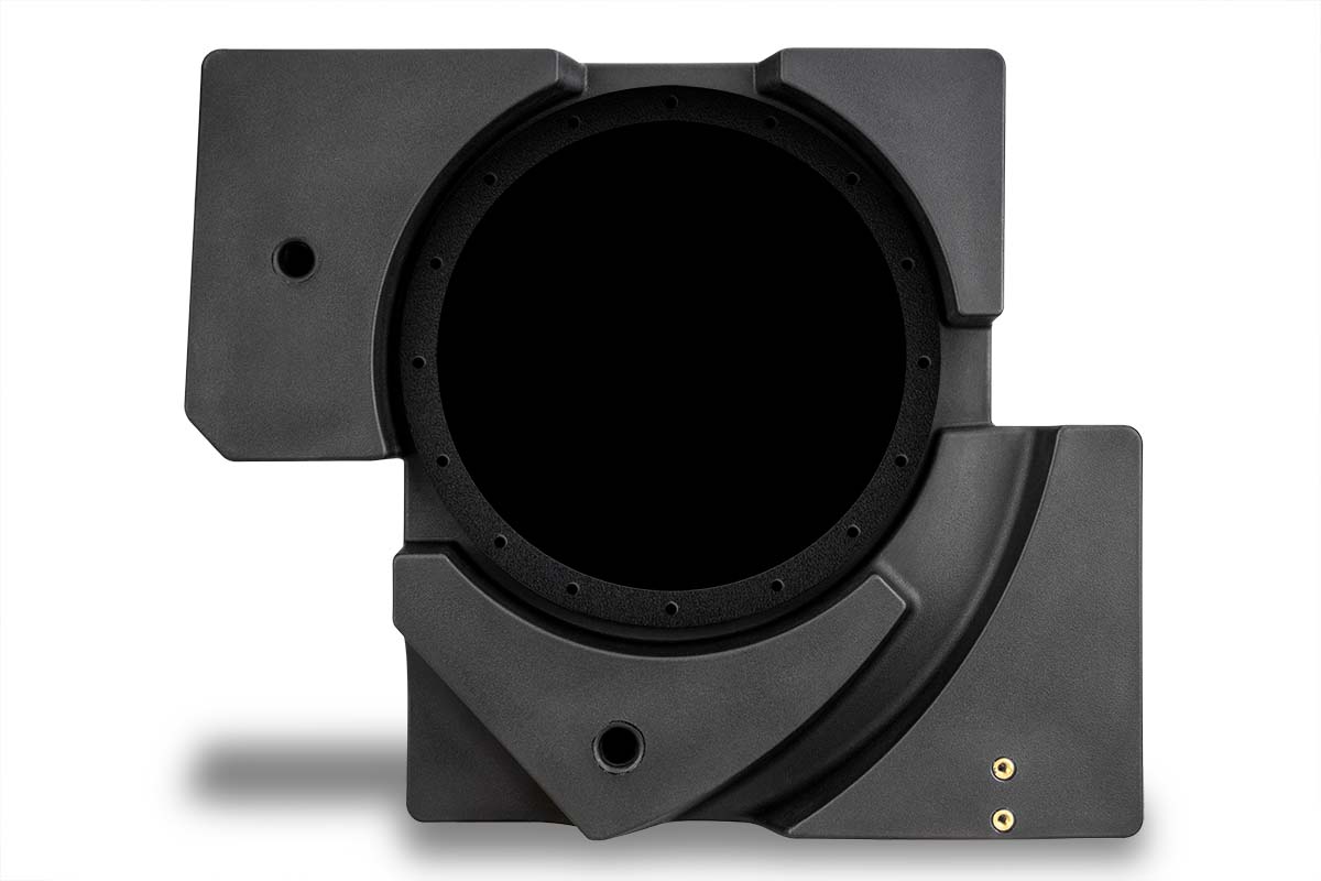 2017-2023 CanAm Maverick X3 Underseat Passenger 10in Subwoofer-SSV Works-Kicker-Black Market UTV