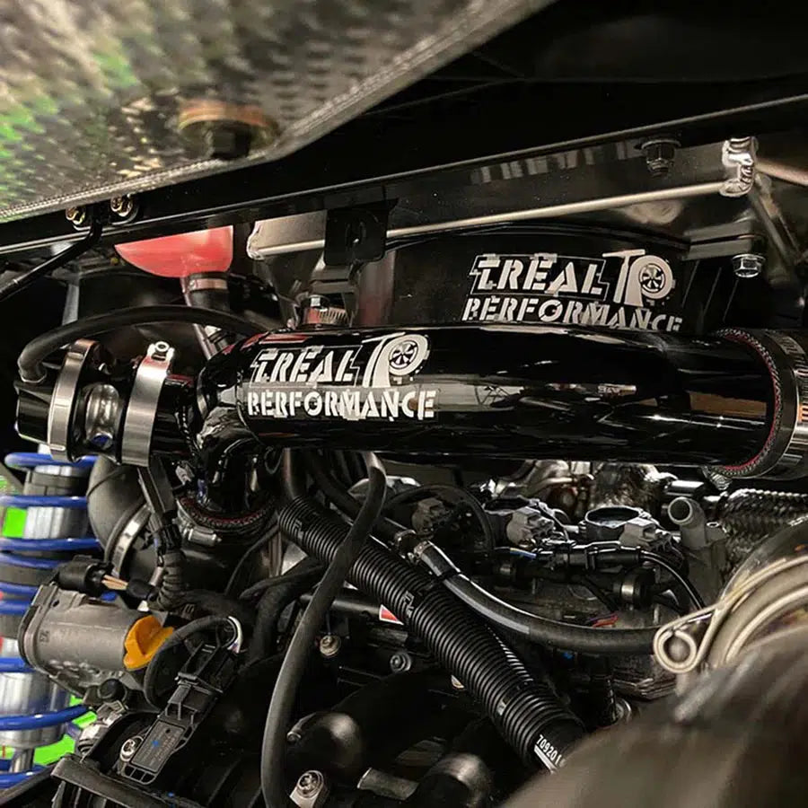 Treal Performance 2.5 Inch Intercooler Piping Kit-Charge Tube-Treal Performance-Cold Side Only-25mm BOV Port Flange without a BOV-Black Market UTV
